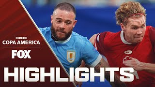 Canada vs Uruguay Highlights  2024 Copa América  3rd Place Match [upl. by Marchall851]