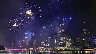 Brisbane Riverfire 2019  Full Fireworks Display [upl. by Lemaceon]