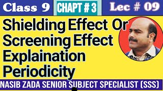 Shielding Effect  Screening Effect  Definition  Explaination  Periodicity NASIBZADASSS [upl. by Annovoj]