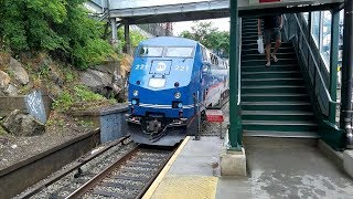 Metro North Diesels at Marble Hill [upl. by Bellaude]