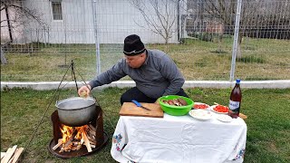 ‼️PASTRAMĂ DE OAIE LA CEAUN‼️CEA MAI BUNA REȚETĂ DE PASTRAMĂ GATITA IN NATURA‼️ [upl. by Eseerehc]