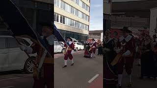 Sint Lambertus Helden tijdens het Oktoberfest in Sittard [upl. by Ardnoet590]