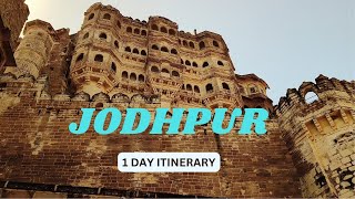 1 day Jodhpur itinerary  Jodhpur Tour  Top best places to visit  Mehrangarh Fort  Rajasthan trip [upl. by Enileoj867]