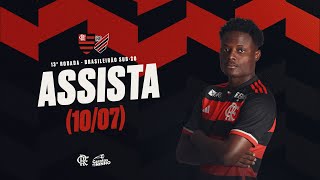 Campeonato Brasileiro Sub20  Flamengo x AthleticoPR  AO VIVO  1007 [upl. by Rimahs]