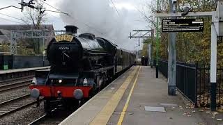 45596 Bahamas at Atherstone on the way to Blackpool 16th November 2024 [upl. by Curr]