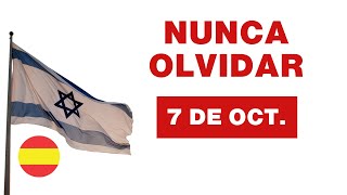 Nunca olvidar 7 de octubre  Conmemoración internacional EN VIVO [upl. by Janie]