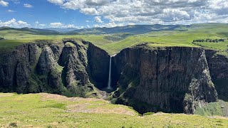 Maletsunyane Falls in Lesotho [upl. by Najtsirk]