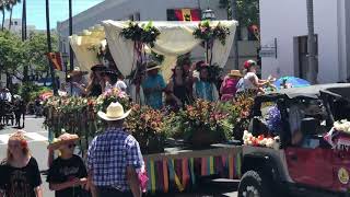 Santa Barbara Fiesta  Historical Parade [upl. by Ahseikram121]