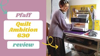 ✂ Review of my Pfaff Quilt Ambition 630 [upl. by Sibbie]