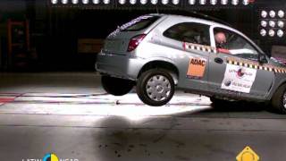 Chevrolet Celta  Crash test  Latin NCAP 2011 [upl. by Aical]