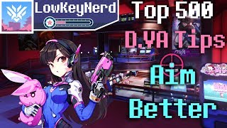 LowKeyNerd Top 500 DVa Main Guide  Sensitivity and Aiming [upl. by Melvin754]