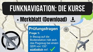 Funknavigation QDR QDM QUJ und QTE Umrechnung  Prüfungsfragen [upl. by Gnoht854]