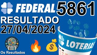 🍀 Resultado Loteria Federal 58610  confira o resultado da Loteria Federal de hoje 2704 [upl. by Witty836]