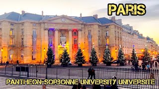 PantheonSorbonne Paris 1 Public University in Paris France Latin Quarter [upl. by Neehsas]