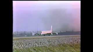 DC8 63 Surinam Airways Take off from Amsterdam airport 11 March 1989 [upl. by Switzer]