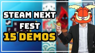 15 JUEGOS INDIE del STEAM NEXT FEST que NO DEBERÍAS PERDERTE [upl. by Emilee853]