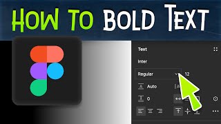 Figma How to Bold Text Short Tutorial [upl. by Kirbee857]