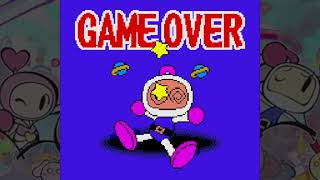 Bomberman Quest  Game Over GBC [upl. by Nelyahs487]