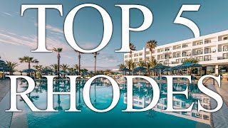 TOP 5 BEST allinclusive resorts in RHODES Greece 2023 PRICES REVIEWS INCLUDED [upl. by Ahseinat77]