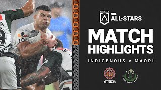 NRL All Stars 2022  Maori v Indigenous Match Highlights  NRL [upl. by Dauf]