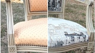 rénovation fauteuil style Louis XVI [upl. by Bannon]