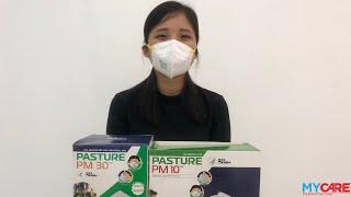 Pasture N95 PM 30 Respiratory Surgical Face MaskHow to wear [upl. by Atirihs]