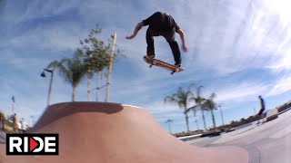 Skatepark Check with Jordan Hoffart  The Encinitas Skate Plaza quotPoods Parkquot [upl. by Asiruam250]