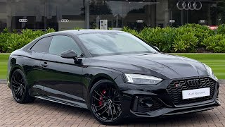 Approved Used  Audi RS5 Coupe Carbon Black Tiptronic at Stafford Audi [upl. by Araz]