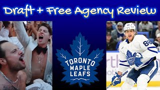 Leafs Draft  Free Agency Review  2024 [upl. by Comptom]