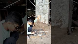 Simnani iron workshop diwali light stand welder trending short viralvideo reels gate [upl. by Oak]