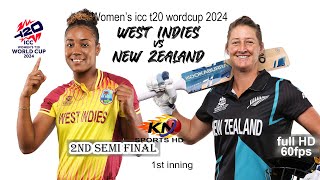 WIW vs NZW icc women t20 2024 highlights part i 1st Inning HD 60fps [upl. by Angelita294]