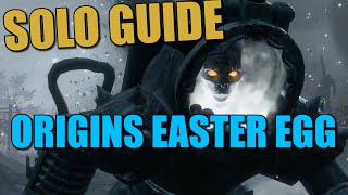 BO2 Zombies Solo Origins Easter Egg Guide Full [upl. by Anaiad]