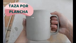 Haciendo una TAZA ☕ por PLANCHA  Cerámica [upl. by Cressida]