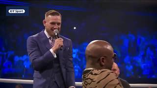 Floyd Mayweather vs Conor McGregor London press conference best bits [upl. by Corabelle]