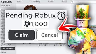 How To Get Pending Robux  Full Guide [upl. by Neumann]