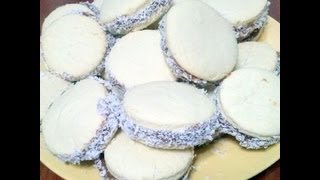 Receta Alfajores De Maicena Con Dulce De Leche  Silvana Cocina [upl. by Nolasba889]