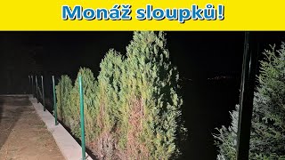 Stavba chaty svépomoci 107 Díl  Montáž sloupků na patky [upl. by Giffard]