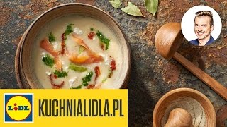 🍲 Zupa z porów z wędzonym łososiem  Karol Okrasa  Przepisy Kuchni Lidla [upl. by Leifeste]