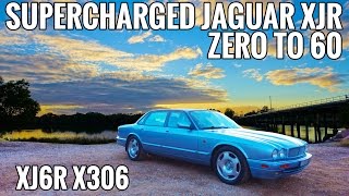 Jaguar XJR 060mph 0100kph Review Loud XJR6 Supercharger Whine EP2 [upl. by Renba260]