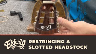 Perfectly Restringing Your Slotted Headstock Guitar [upl. by Nair]