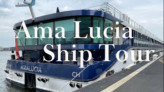 Ama Waterways AmaLucia Ship Tour [upl. by Henson]