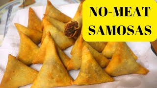 How to Make No Meat Samosas with Ndengu Special From Scratch Western Ndengu Samosas Green Grams [upl. by Cavallaro]