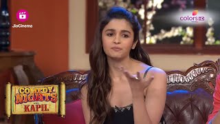 Comedy Nights With Kapil  Funny Moments  Alia Bhatt Gets serial Kisser Tag  Indian Comedy [upl. by Calderon]