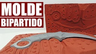 Como Fazer um Molde Bi Partido de Borracha de Silicone I Kakacraft na Redelease [upl. by Hennessey922]