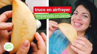 Empanadas venezolanas en AIRFRYER  TRUCO para que queden CRUJIENTES [upl. by Ennovihs]