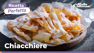 CHIACCHIERE – Il dolce più amato di Carnevale 🎭🥳🎊 [upl. by Gnik]