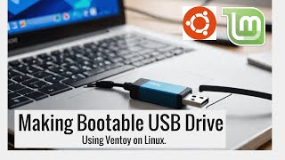 How To Make Bootable USB Drive Using Ventoy On Linuix  Booting multiple OS from single USB Drive [upl. by Arahat]