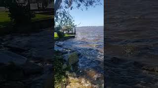 Caloosahatchee River day after Hurricane Milton Ft Myers FL [upl. by Moguel398]