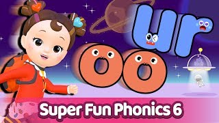 Super Fun Phonics oo to ur  Alphabet song [upl. by Norrabal347]