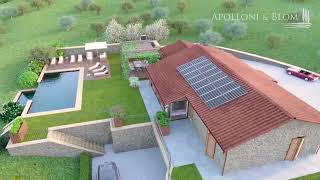 Lake view contemporary villa Passignano sul Trasimeno – Umbria [upl. by Jonina205]